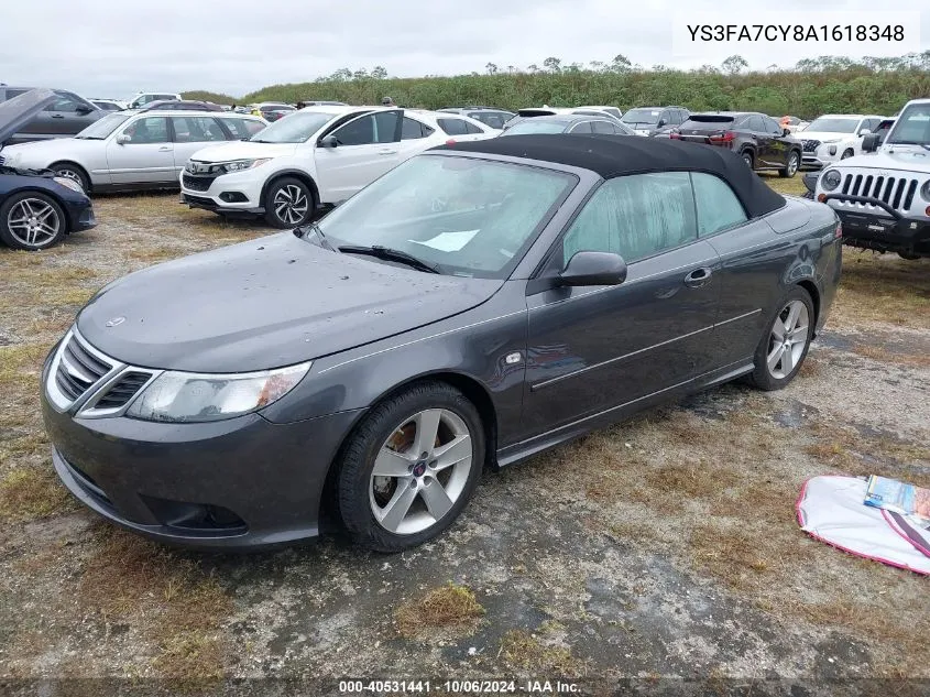 2010 Saab 9-3 2.0T VIN: YS3FA7CY8A1618348 Lot: 40531441