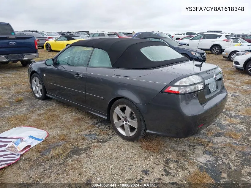 2010 Saab 9-3 2.0T VIN: YS3FA7CY8A1618348 Lot: 40531441