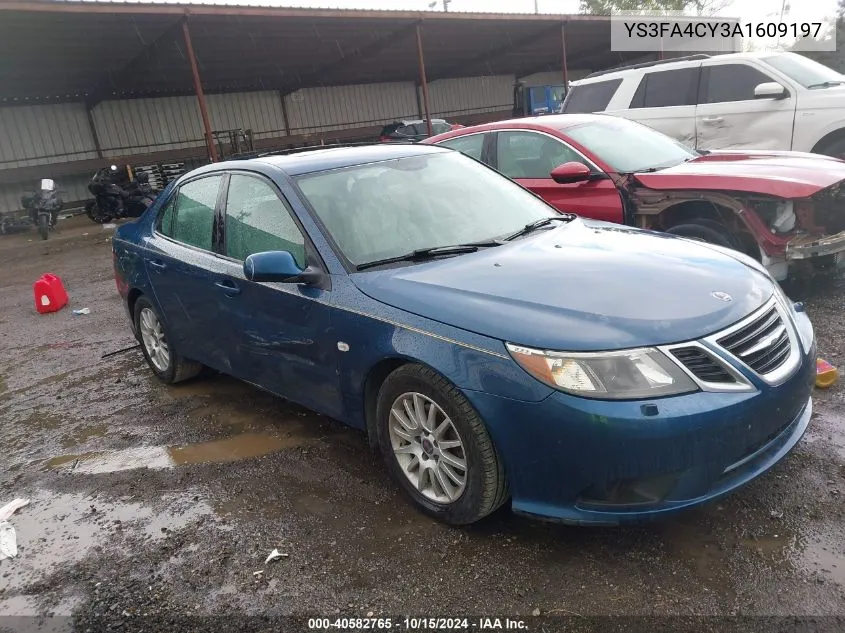 2010 Saab 9-3 VIN: YS3FA4CY3A1609197 Lot: 40582765