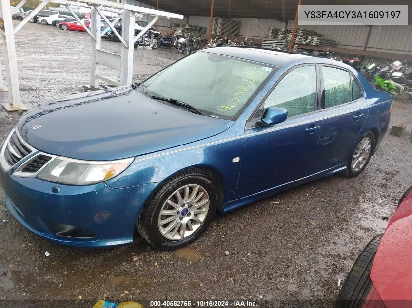 2010 Saab 9-3 VIN: YS3FA4CY3A1609197 Lot: 40582765