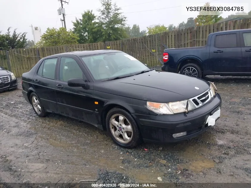 1999 Saab 9-5 Se VIN: YS3EF48E0X3084785 Lot: 40432920