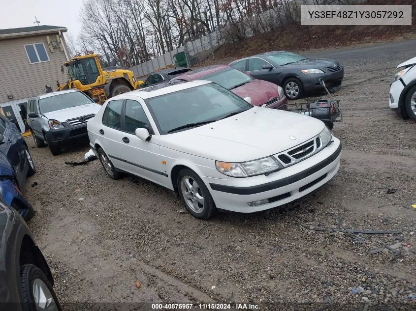 2000 Saab 9-5 Se V6T VIN: YS3EF48Z1Y3057292 Lot: 40875957