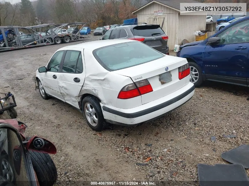 2000 Saab 9-5 Se V6T VIN: YS3EF48Z1Y3057292 Lot: 40875957