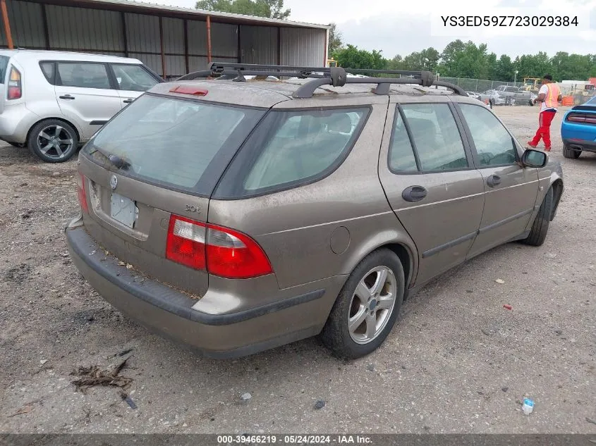 2002 Saab 9-5 3.0T Arc VIN: YS3ED59Z723029384 Lot: 39466219