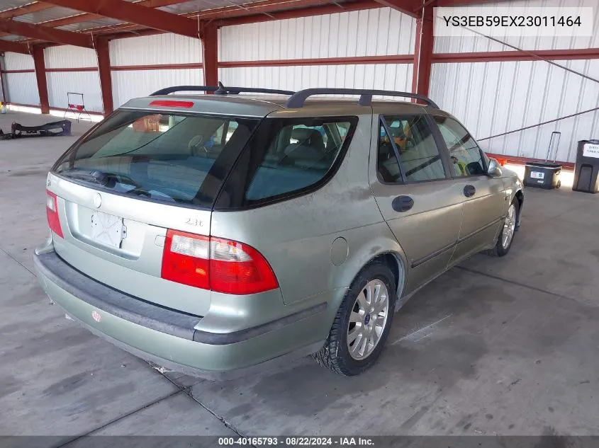 2002 Saab 9-5 2.3T Linear VIN: YS3EB59EX23011464 Lot: 40165793