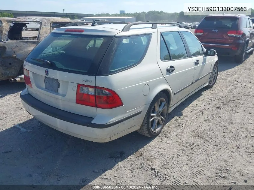 2003 Saab 9-5 VIN: YS3EH59G133007563 Lot: 39650264