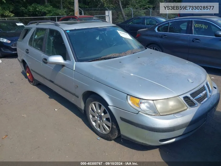 2003 Saab 9-5 Linear VIN: YS3EB59E733028577 Lot: 40300767