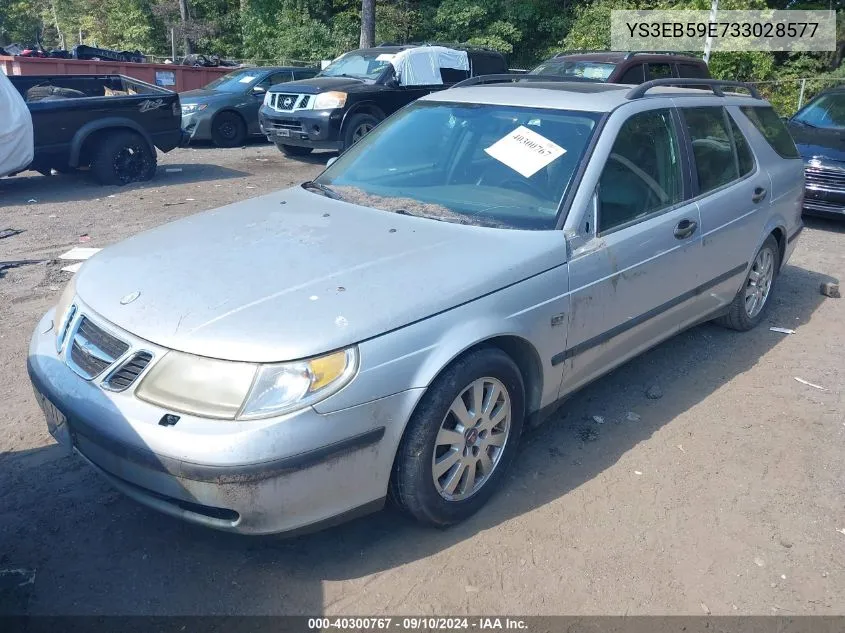 2003 Saab 9-5 Linear VIN: YS3EB59E733028577 Lot: 40300767