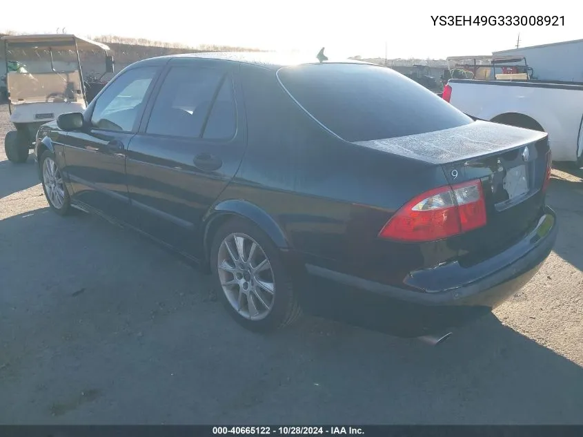 2003 Saab 9-5 Aero VIN: YS3EH49G333008921 Lot: 40665122