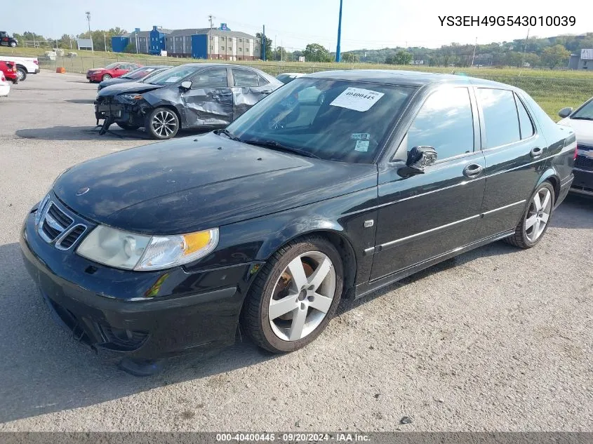 2004 Saab 9-5 Aero VIN: YS3EH49G543010039 Lot: 40400445