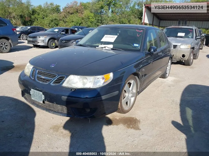 2005 Saab 9-5 Aero VIN: YS3EH49G653534124 Lot: 40455003