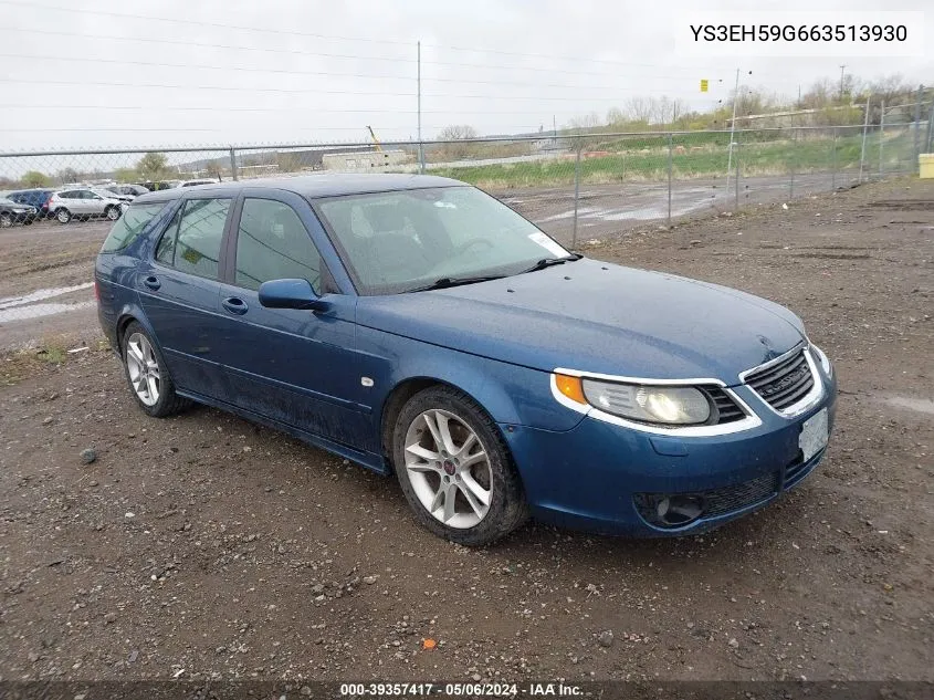 2006 Saab 9-5 2.3T Sport VIN: YS3EH59G663513930 Lot: 39357417