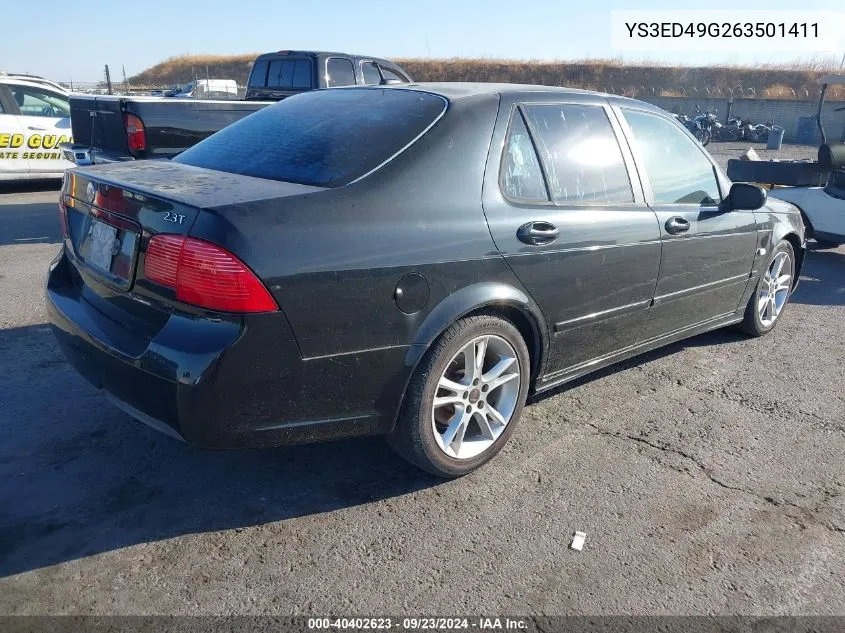 YS3ED49G263501411 2006 Saab 9-5 2.3T