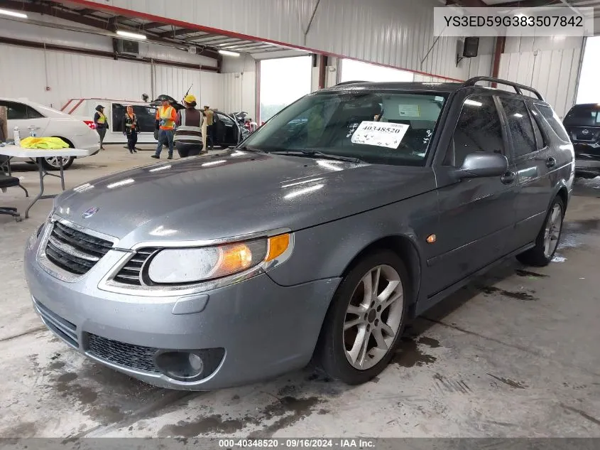 YS3ED59G383507842 2008 Saab 9-5 2.3T