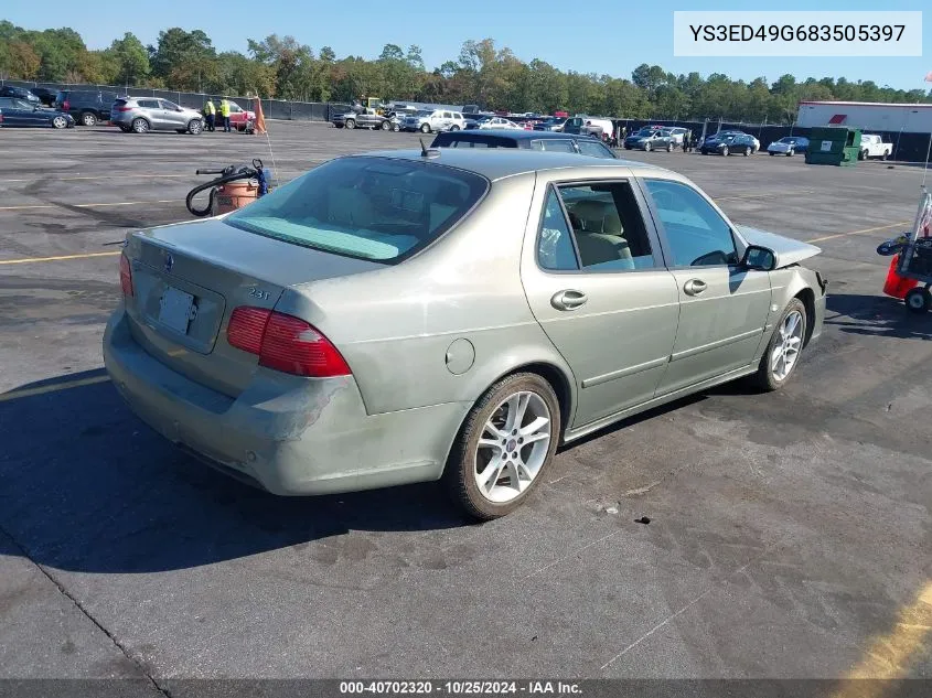 2008 Saab 9-5 2.3T VIN: YS3ED49G683505397 Lot: 40702320