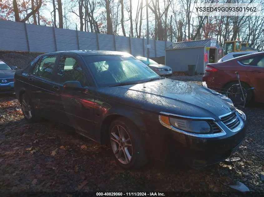 2009 Saab 9-5 2.3T VIN: YS3ED49G093501962 Lot: 40829060