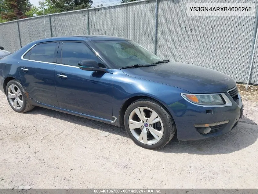 2011 Saab 9-5 Turbo4/Turbo4 Premium VIN: YS3GN4ARXB4006266 Lot: 40106750