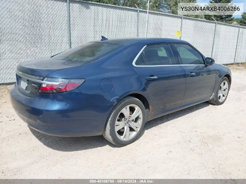 2011 Saab 9-5 Turbo4/Turbo4 Premium VIN: YS3GN4ARXB4006266 Lot: 40106750