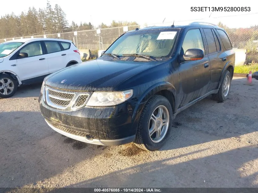 2005 Saab 9-7X Arc VIN: 5S3ET13M952800853 Lot: 40576085