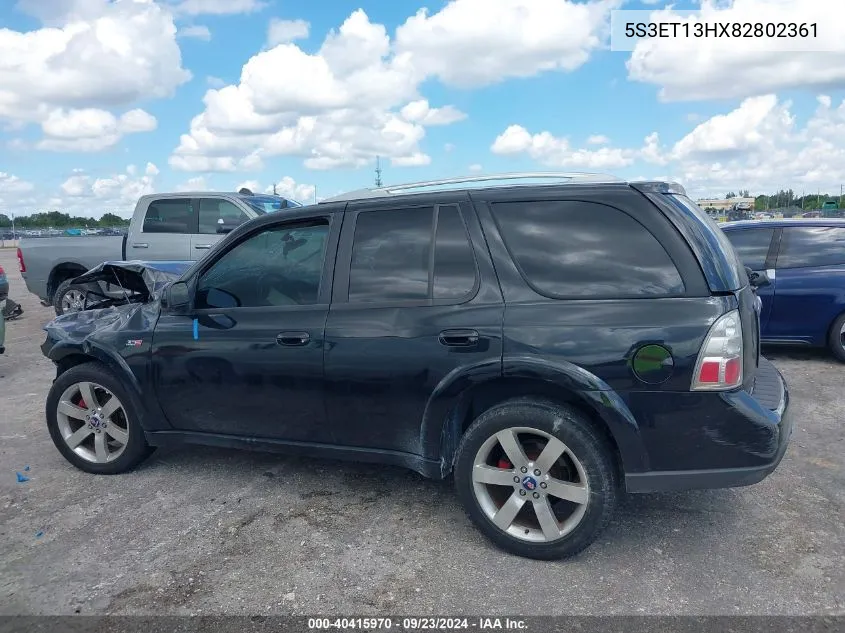 2008 Saab 9-7X Aero VIN: 5S3ET13HX82802361 Lot: 40415970