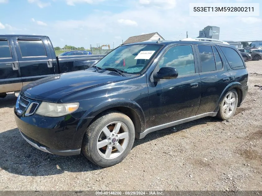 2009 Saab 9-7X 5.3I VIN: 5S3ET13M592800211 Lot: 40146200