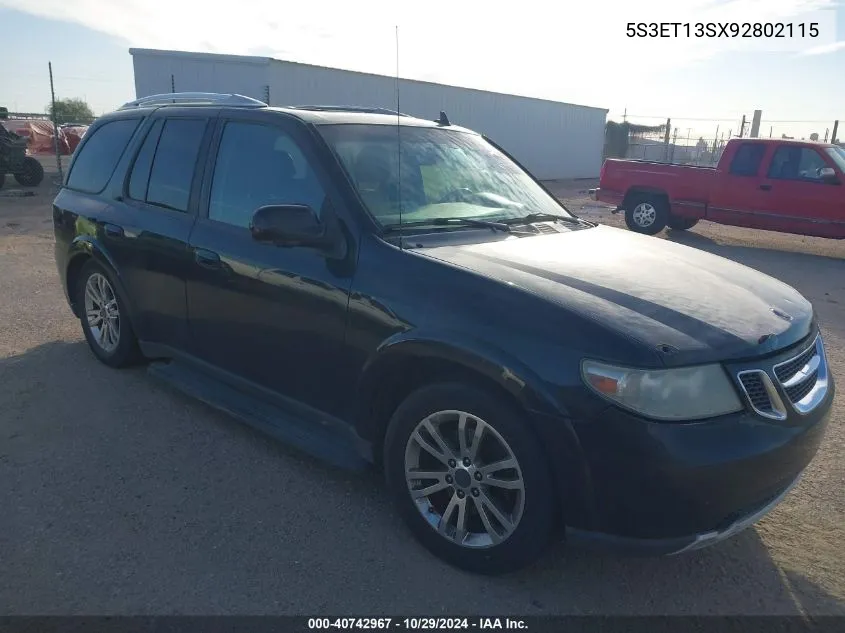 2009 Saab 9-7X 4.2I VIN: 5S3ET13SX92802115 Lot: 40742967