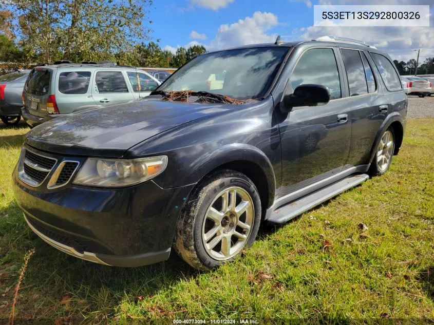 2009 Saab 9-7X 4.2I VIN: 5S3ET13S292800326 Lot: 40773094