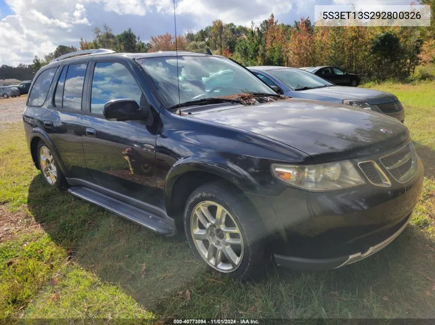 2009 Saab 9-7X 4.2I VIN: 5S3ET13S292800326 Lot: 40773094