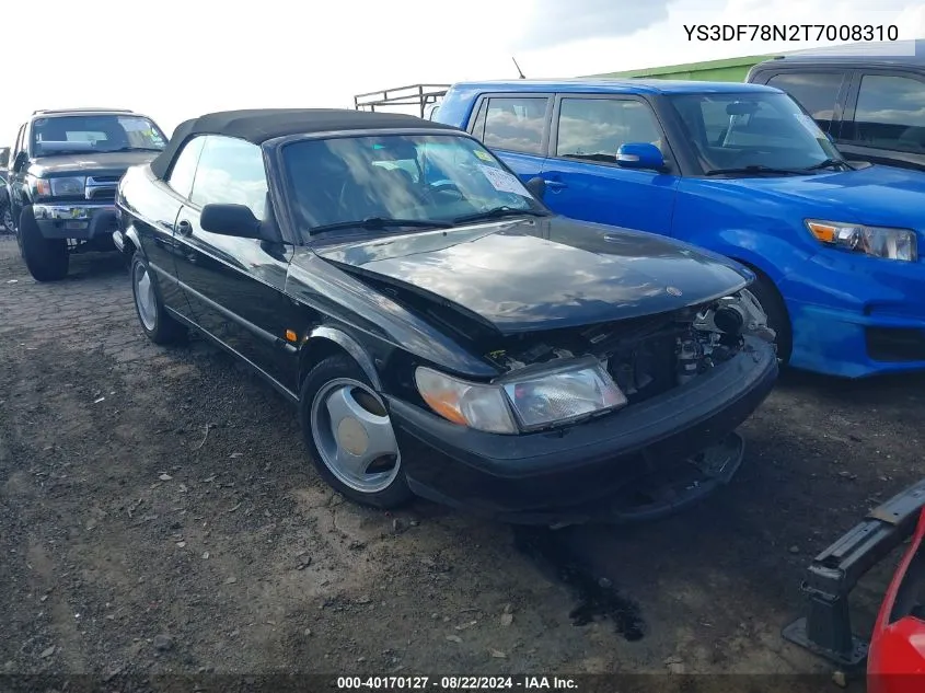 1996 Saab 900 Se Turbo VIN: YS3DF78N2T7008310 Lot: 40170127