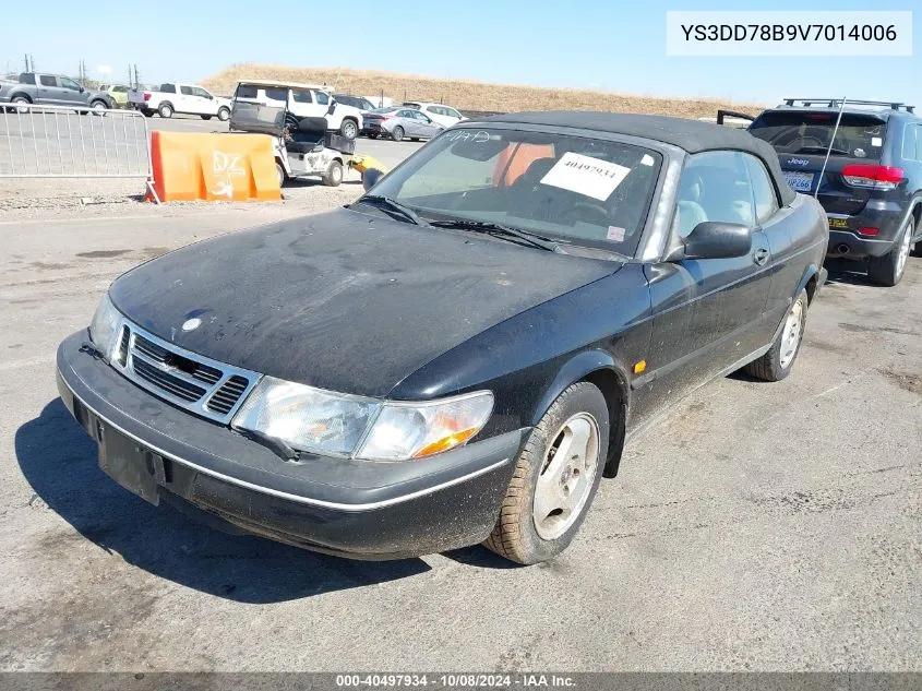 1997 Saab 900 S VIN: YS3DD78B9V7014006 Lot: 40497934