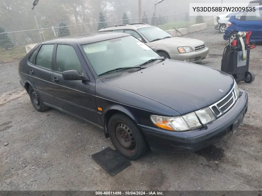 1998 Saab 900 S VIN: YS3DD58B7W2009535 Lot: 40511498