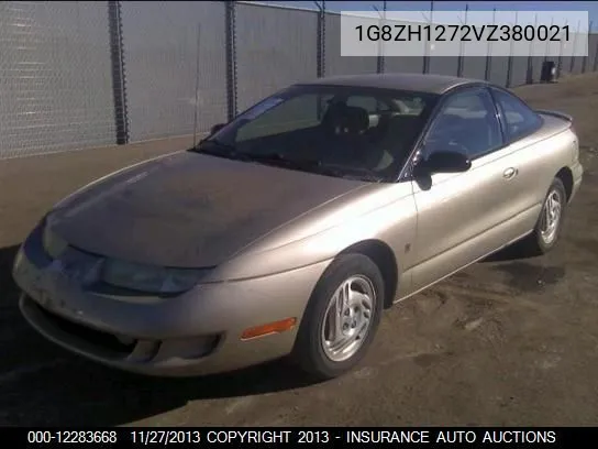 1997 Saturn Sc2 VIN: 1G8ZH1272VZ380021 Lot: 12283668