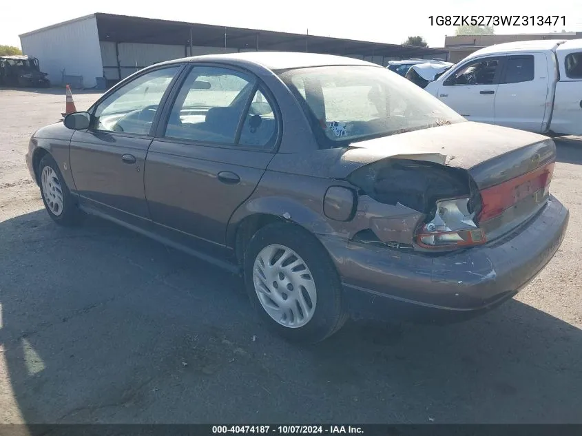 1998 Saturn Sl2 VIN: 1G8ZK5273WZ313471 Lot: 40474187