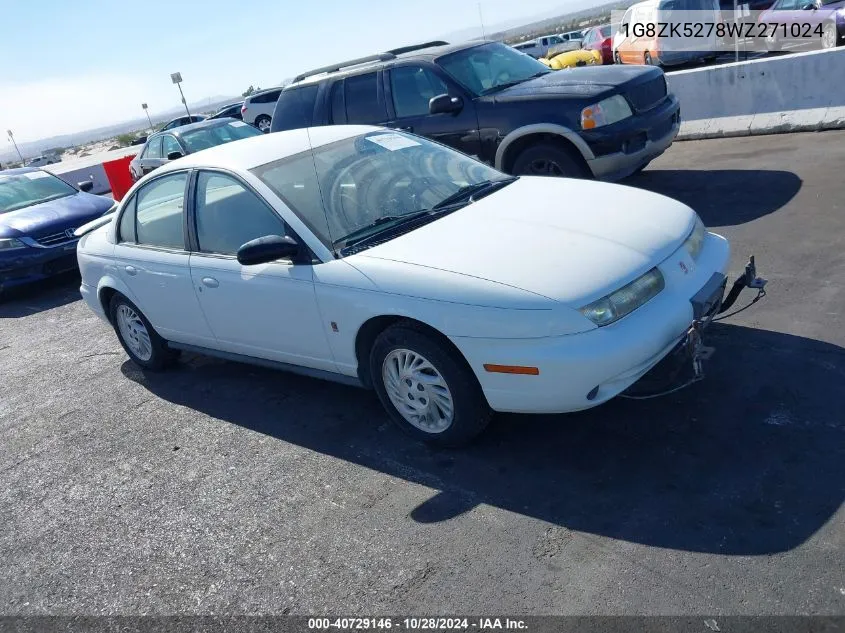 1998 Saturn Sl2 VIN: 1G8ZK5278WZ271024 Lot: 40729146