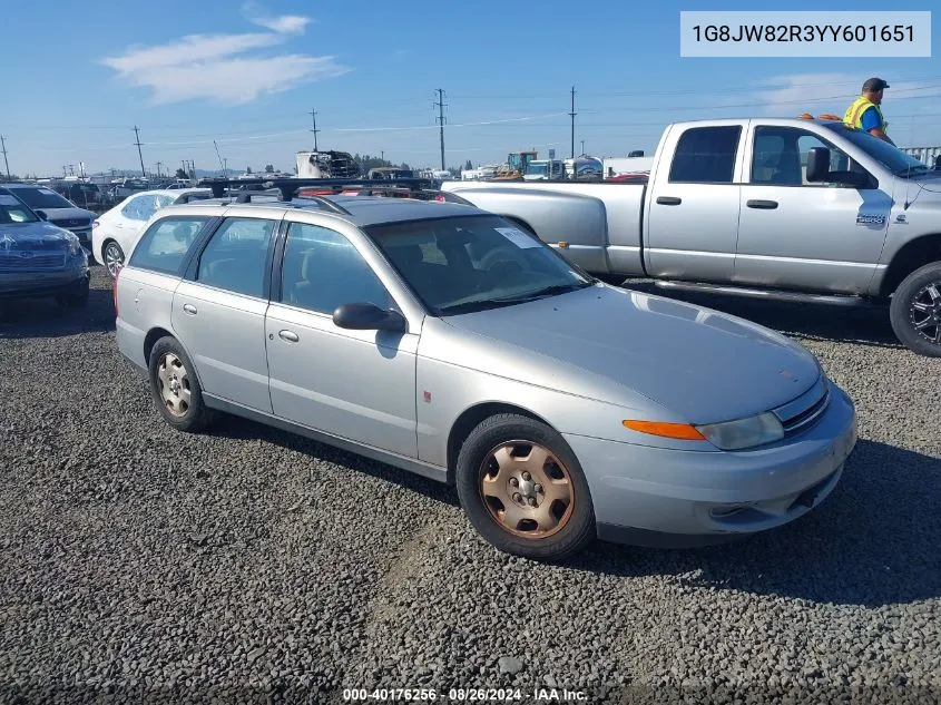 2000 Saturn Lw2 VIN: 1G8JW82R3YY601651 Lot: 40176256