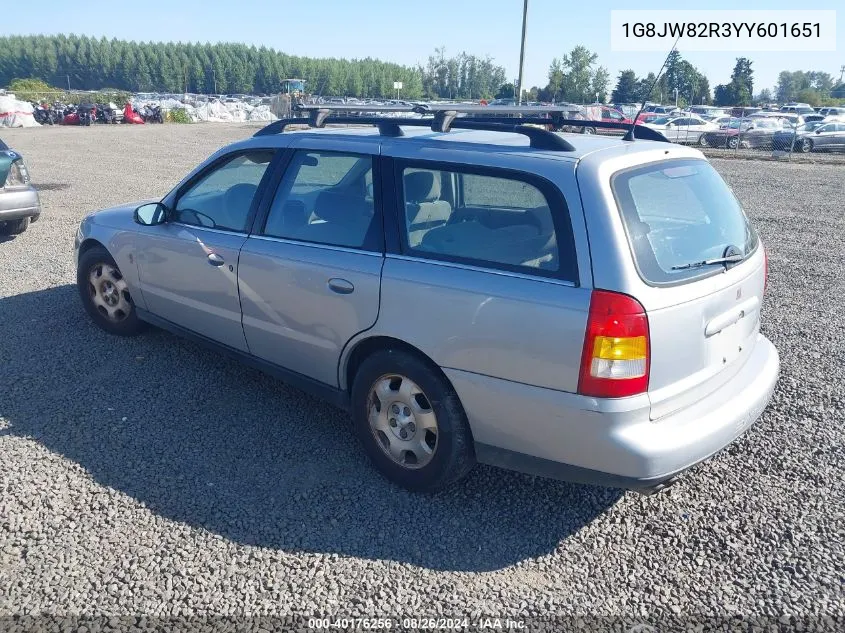 2000 Saturn Lw2 VIN: 1G8JW82R3YY601651 Lot: 40176256