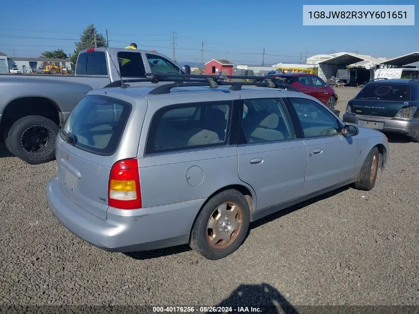 2000 Saturn Lw2 VIN: 1G8JW82R3YY601651 Lot: 40176256