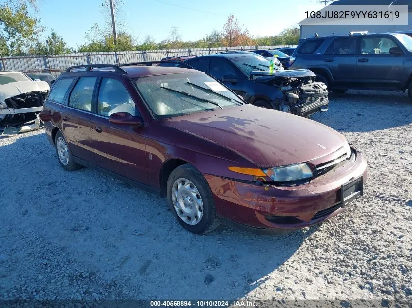 2000 Saturn Lw1 VIN: 1G8JU82F9YY631619 Lot: 40568894