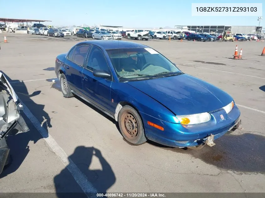 2001 Saturn Sl2 VIN: 1G8ZK52731Z293103 Lot: 40896742