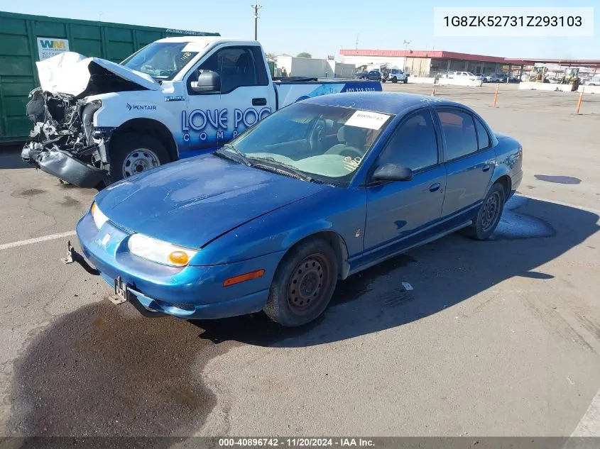 2001 Saturn Sl2 VIN: 1G8ZK52731Z293103 Lot: 40896742