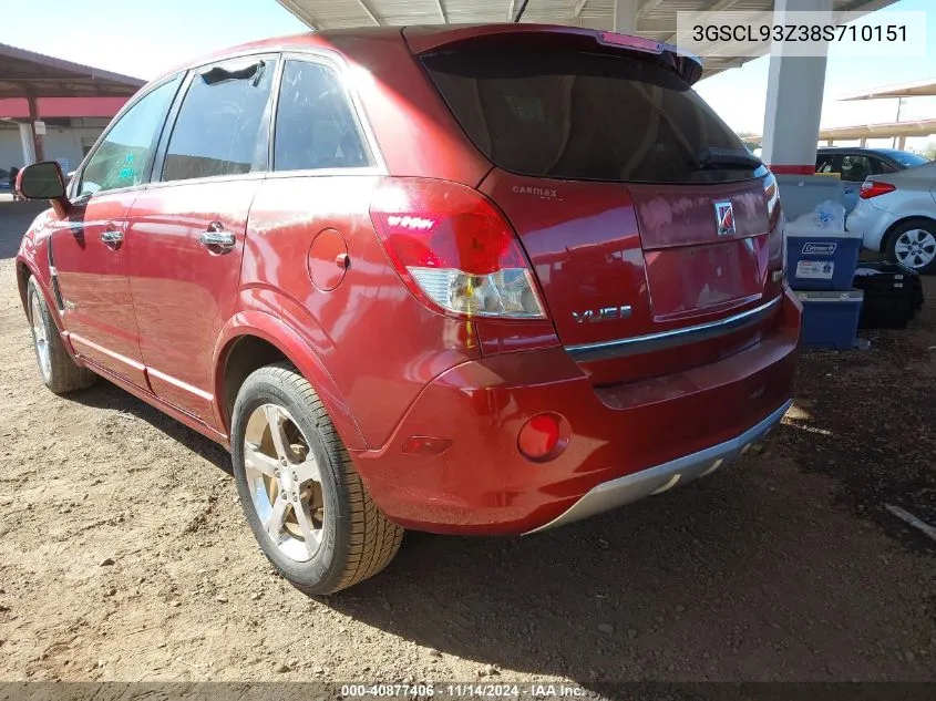 2008 Saturn Vue Green Line 4-Cyl Base VIN: 3GSCL93Z38S710151 Lot: 40877406