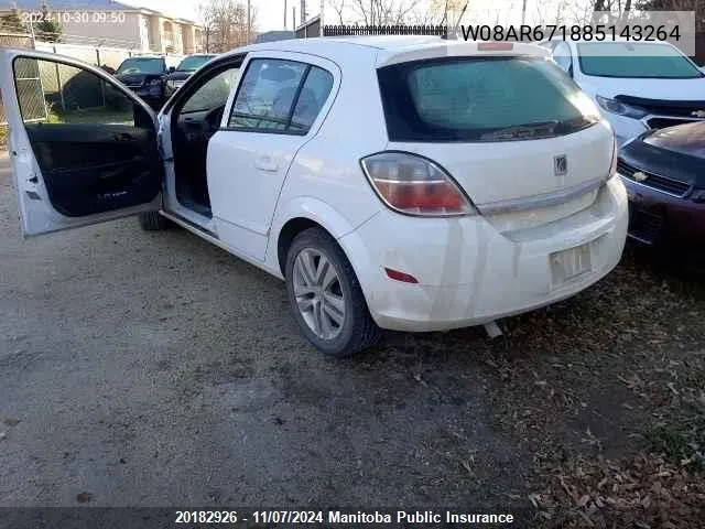 2008 Saturn Astra Xe VIN: W08AR671885143264 Lot: 20182926