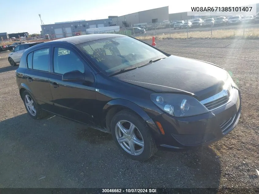 2008 Saturn Astra Xe VIN: W08AR671385101407 Lot: 30046662