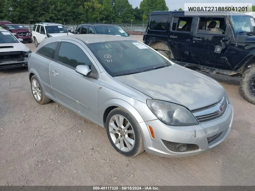 2008 Saturn Astra Xr VIN: W08AT271885041201 Lot: 40117335