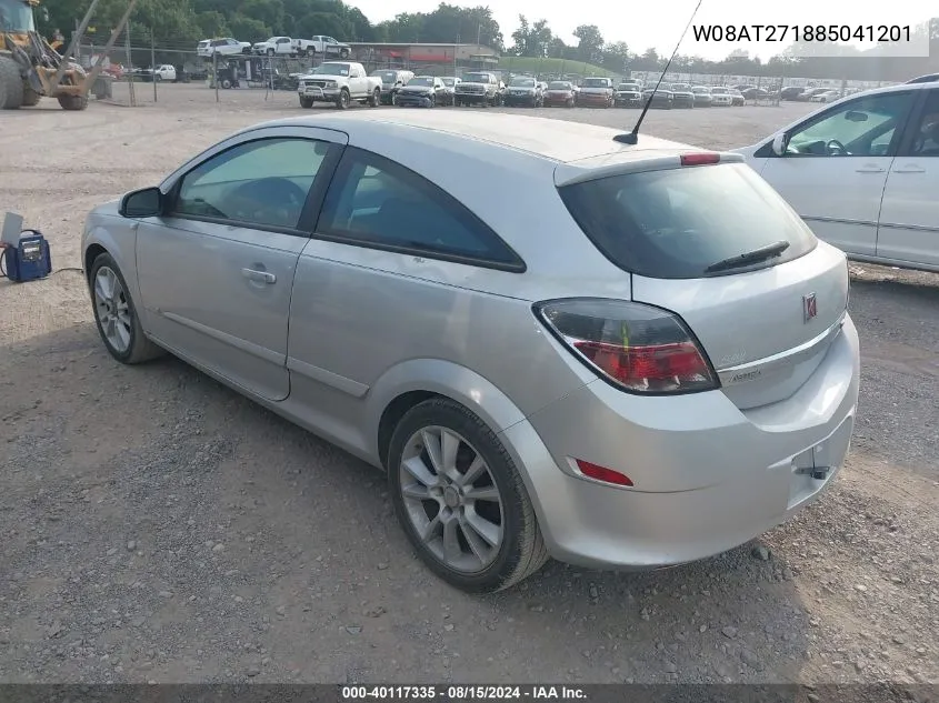 2008 Saturn Astra Xr VIN: W08AT271885041201 Lot: 40117335