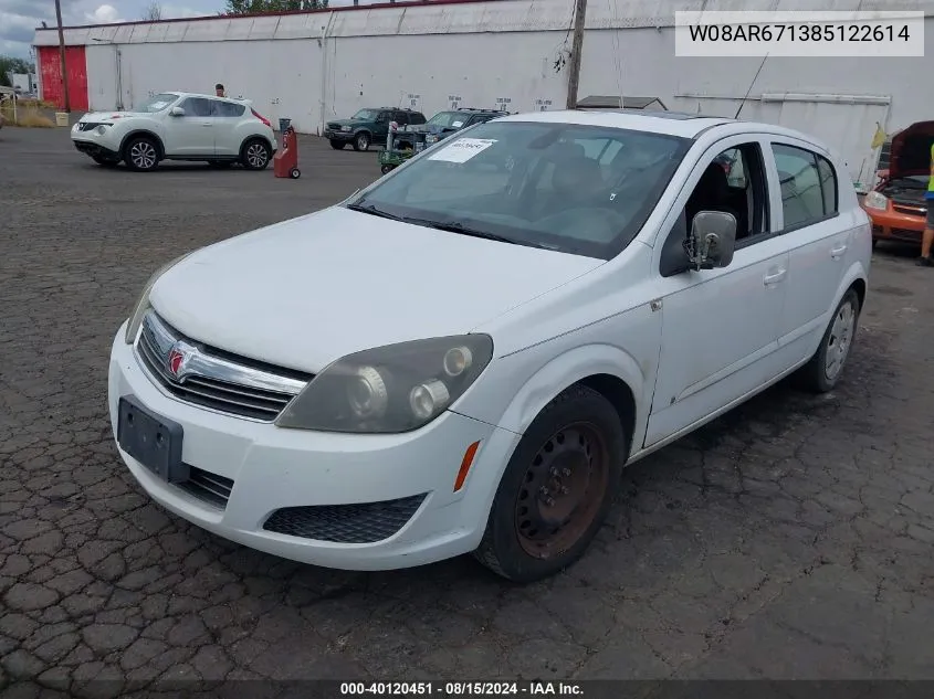 2008 Saturn Astra Xe VIN: W08AR671385122614 Lot: 40120451