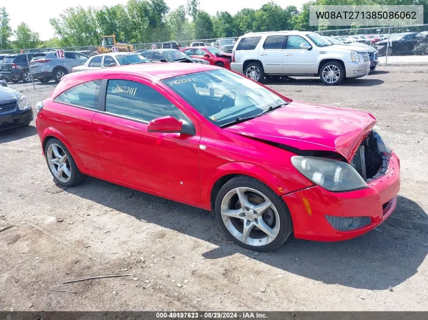 2008 Saturn Astra Xr VIN: W08AT271385086062 Lot: 40197623