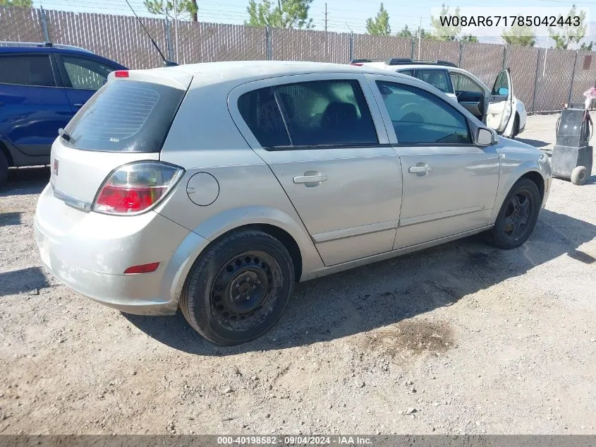 W08AR671785042443 2008 Saturn Astra Xe