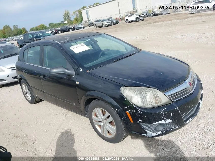 2008 Saturn Astra Xr VIN: W08AT671185109376 Lot: 40395888