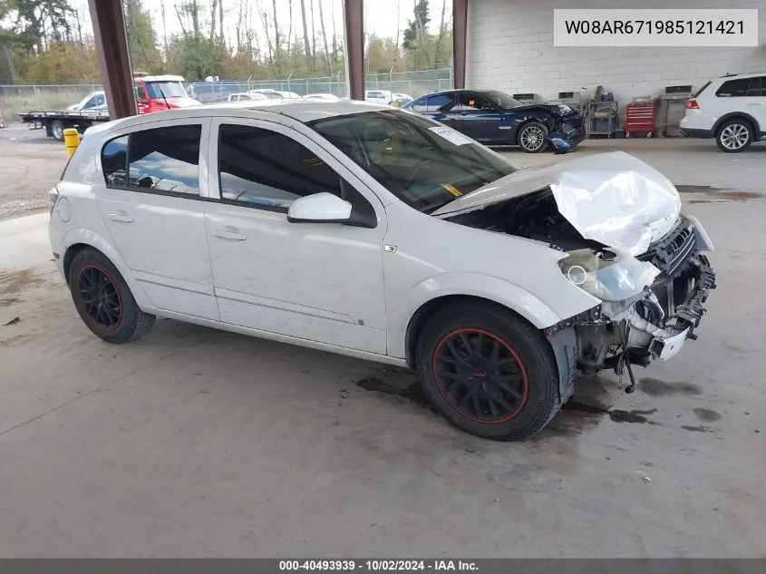 W08AR671985121421 2008 Saturn Astra Xe